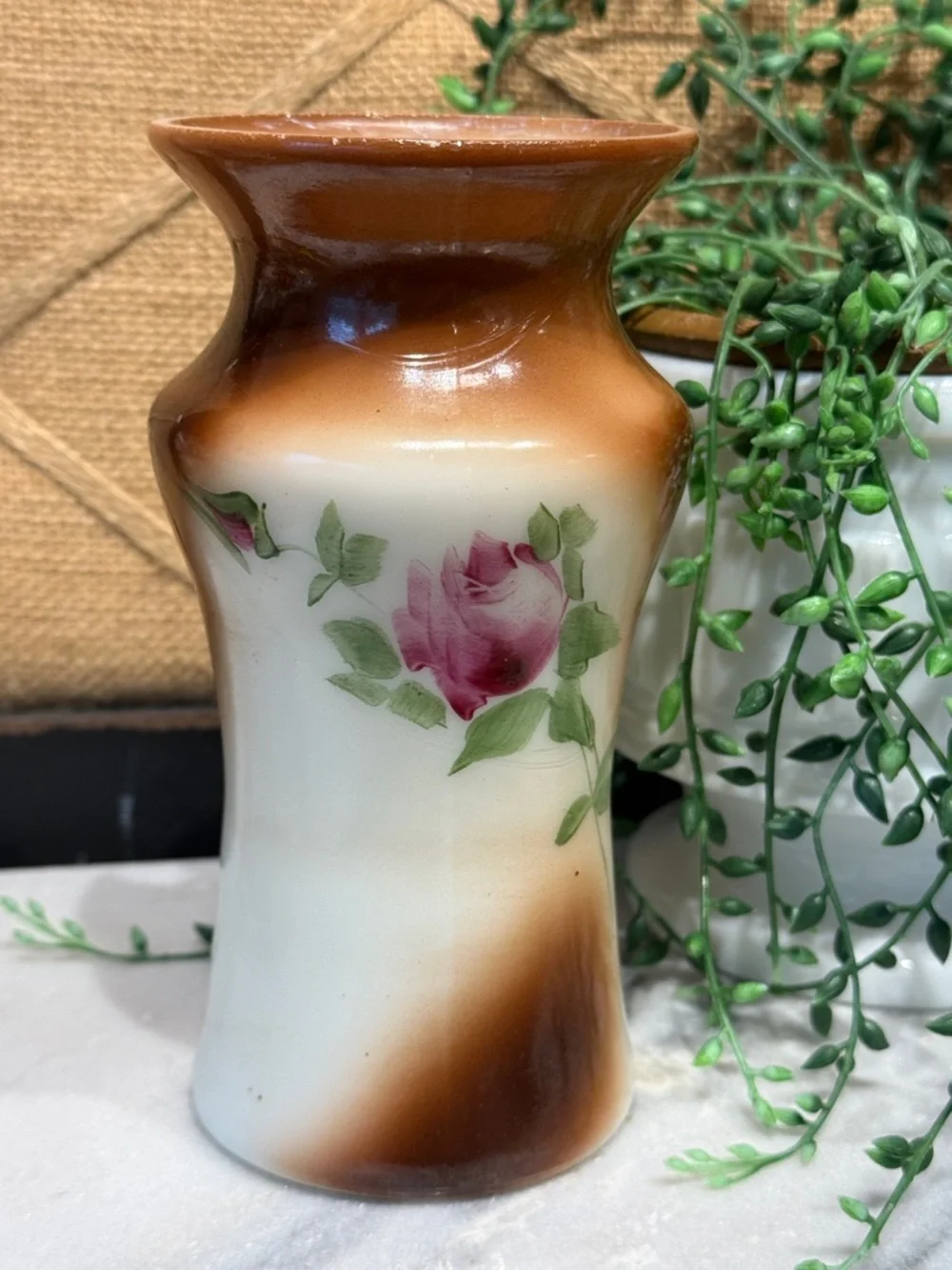 Vintage Hand Painted Vase - Picture 3 of 10